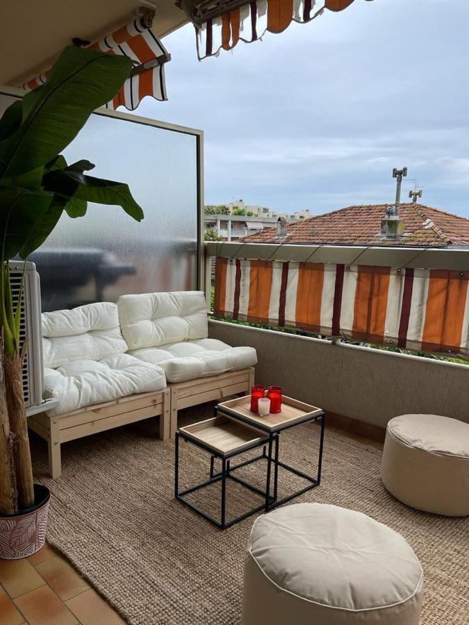 Grand 2 Pieces A 4Mns De La Plage Cagnes-sur-Mer Exteriör bild